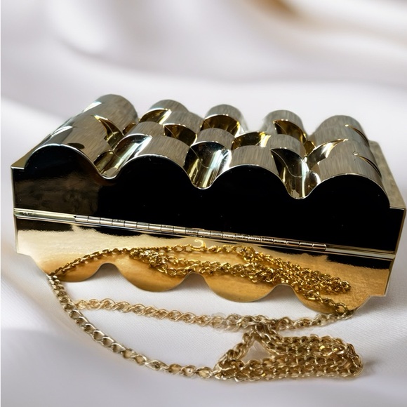 AKIRA Gold and Silver Clutch Wristlet - Picture 6 of 11